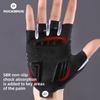 Guanti da Ciclismo Rockbros Bici Ammortizzanti Imbottiti in Schiuma Mezza Dita Corti Antiscivolo Traspiranti Mtb Dh Rode Bicicletta Guanti da Uomo