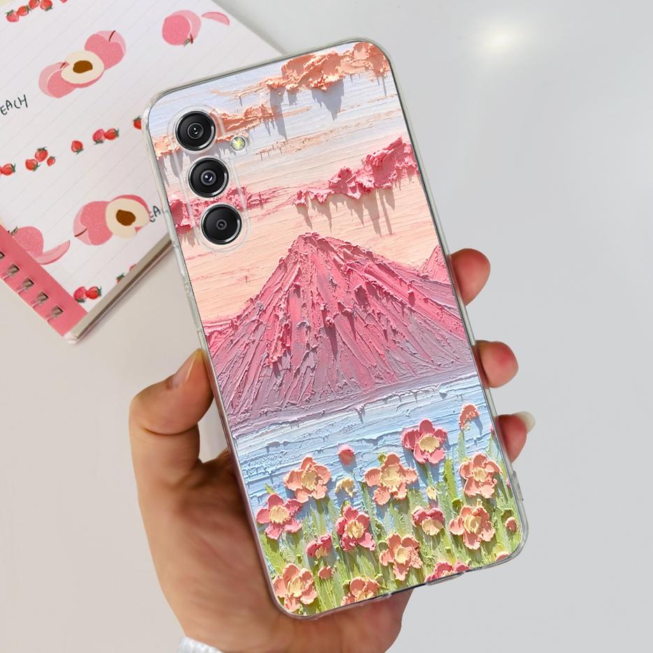 For Samsung Galaxy M34 5G Case SM-M346B New Fashion Painted Cover Clear Silicone Case For Samsung M34 M 14 Galaxy M14 Soft Shell