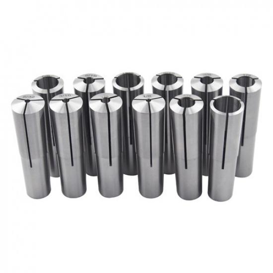 12 pack #3 Morse Taper Collet Set 1/8" - 3/4" 3MT MT3 3/16 1/4 3/8 1/2 5/8 Chuck