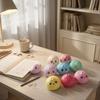 Stress Relief Ball Set with Assorted Cute Expressions Soft Squeezing Toy for Hand Exercise and Sensory Relaxation Random Styles