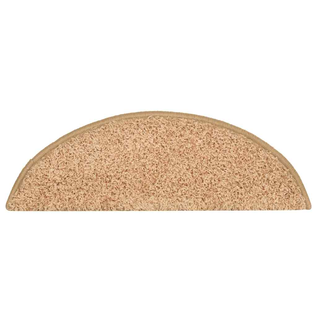 Step Mats 30 pcs. 56 x 17 x 3 cm Gold Semi Circular