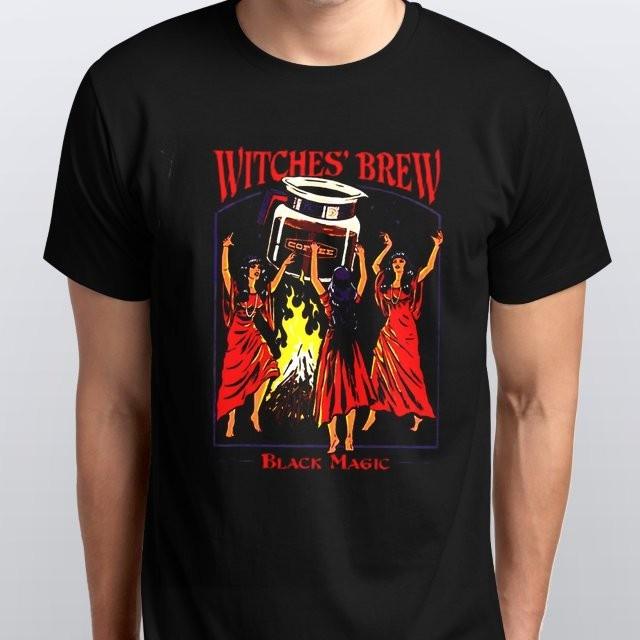 Witches Brew Coffee Black Magic T-SHIRT sizes S M L XL XXL 3 4 XL colours Black S разноцветный