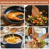4/5/7Pcs Wooden Spatula Wooden Utensil Set Nonstick Cooking Utensil Set High Temperature Resistant Soup Spoon for Kitchen Gadget