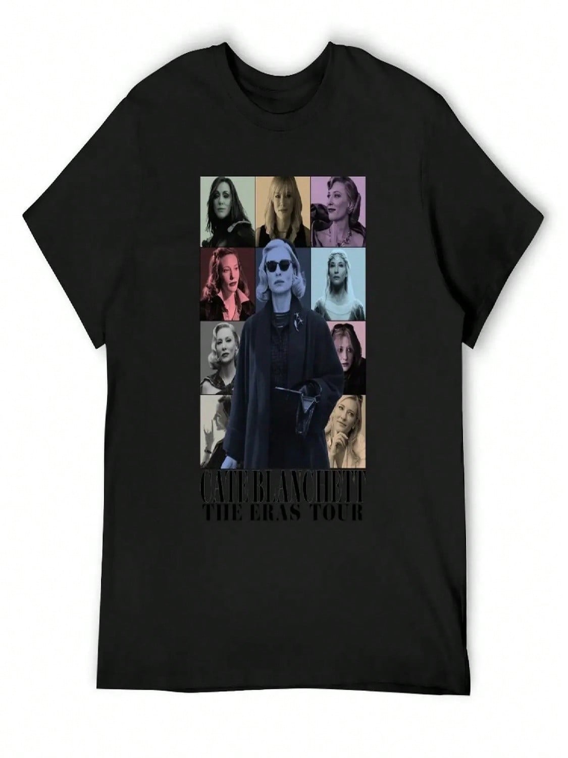 Cate Blanchett Characters - The Etc Tour T-Shirt Valentines Boutique Clothes Anime Tshirt Funny T-Shirts Men s T Shirts S разноцветный