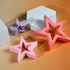 1Pc DIY Epoxy Mould Hollow Star Decoration Table Mould Hollow Large Medium and Small Pentagram Silicone Mould