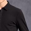 Antonio Men's Chinese Retro Jacquard Lamb Wool Blend Shirt