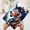Cyberpunk Werewolf in Snowy Forest Tin Plaque Poster Customized Wall Art Retro Vintage Metal Signs for Man Cave Wand Deko Decor