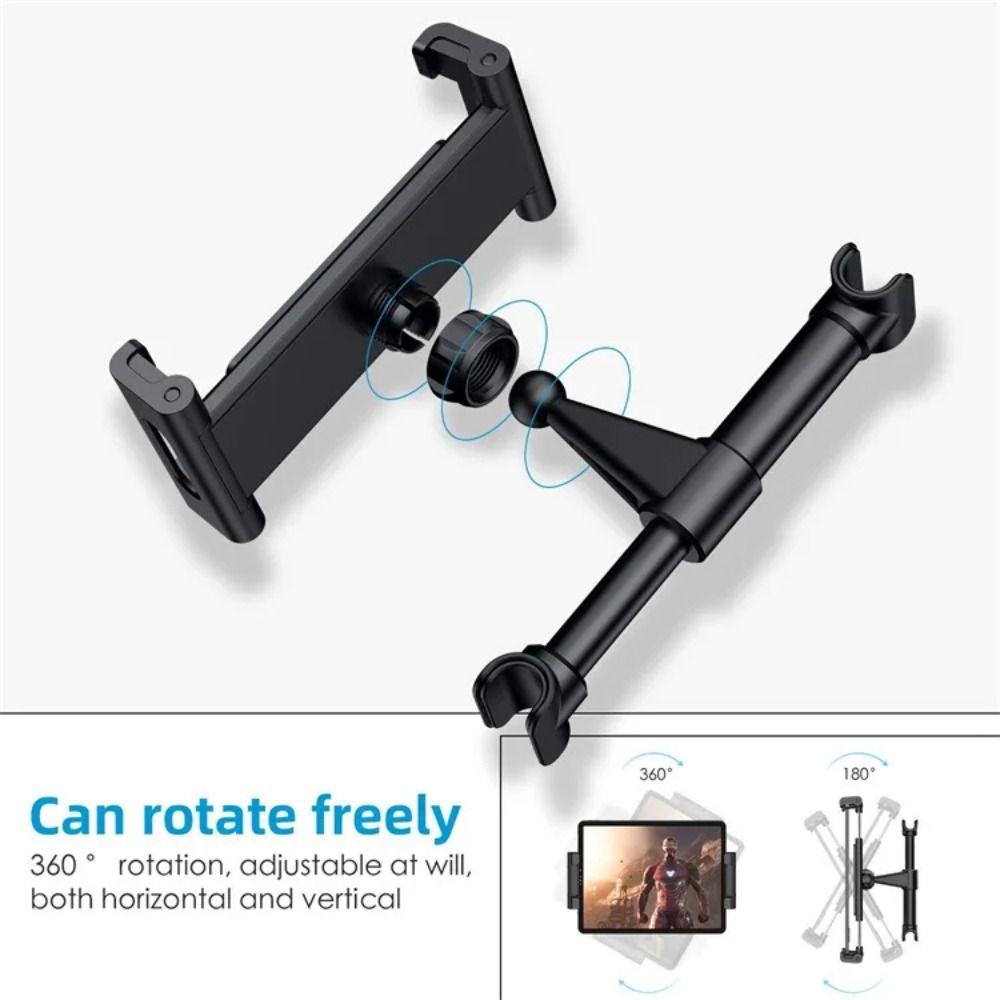 Adjustable Bracket Car Stand Seat Phone Mount Foldable Rear Headrest Mounting Brackets  Car