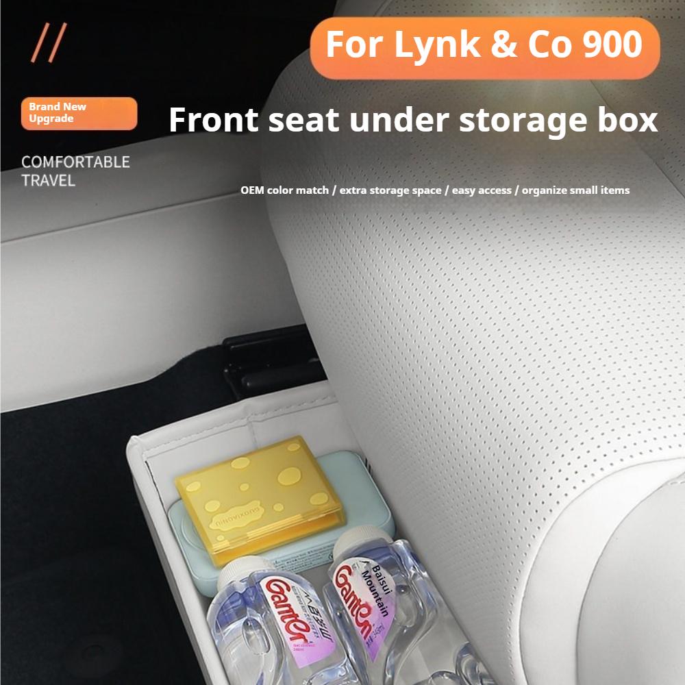 Fit For LYNK & Co 900 Car Specialized Under Seat Privacy Storage Box Center Console Trunk Organizer Interior