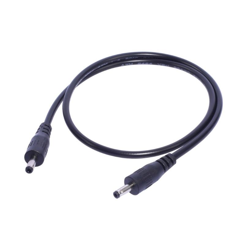 Universal 3.5x1.35mm Male To Male Power Cable 22AWG Copper Wire for Routers, Speakers, Led Lights, Fans, And More