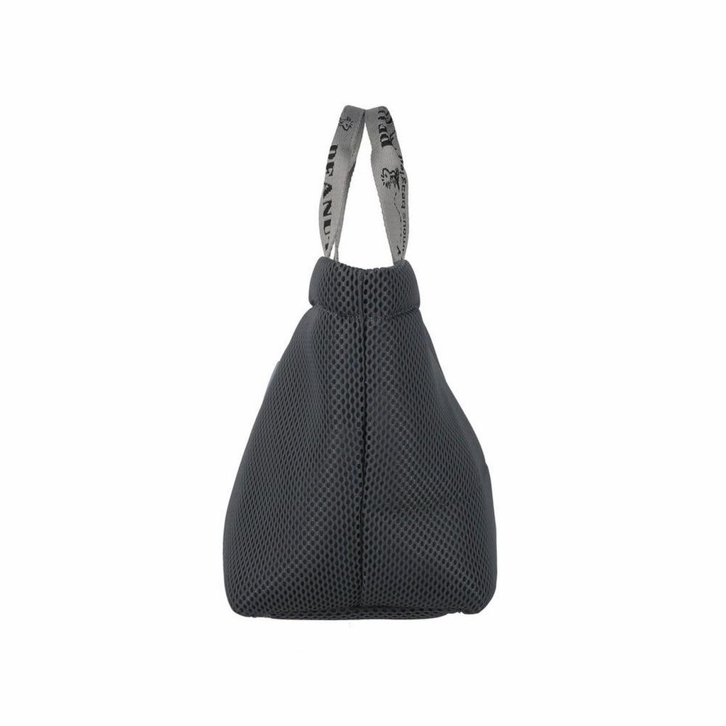 Rootote Women's Snoopy Tote Bag, Small, Lightweight Mesh, IP.Deli.Wafer.Peanuts-0K 8433 (01 Navy)