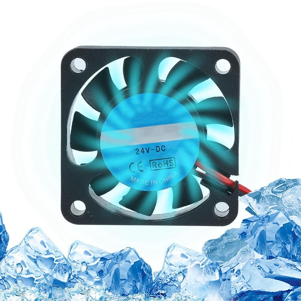 2PCS 24V 4010 7000RPM Large Wind Extruder Cooling Fan Quiet Blowing 3D Printer Cooling Fan