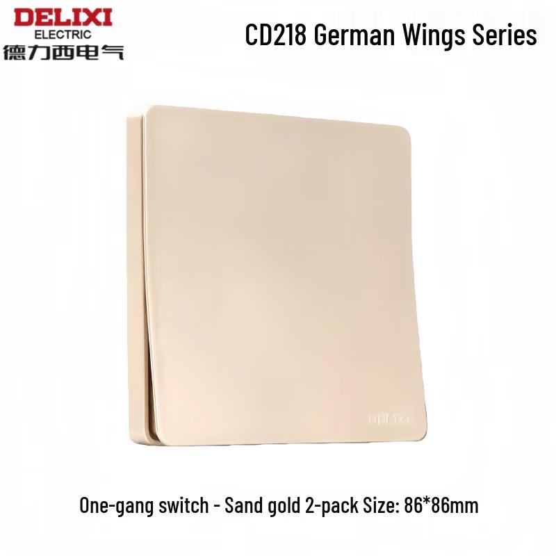 DELIXI CD218 Dewey Series Concealed Wall Switch
