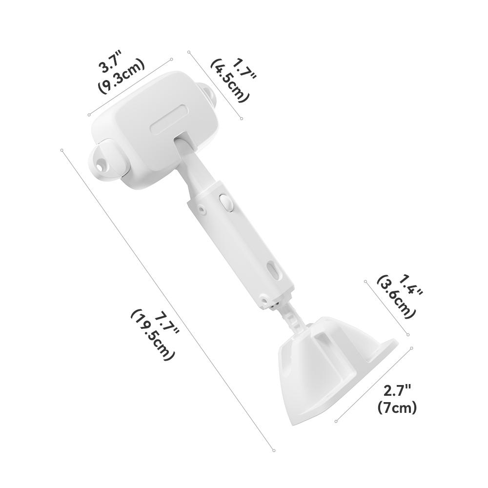 WOKE 1 Pcs/Packages Adjustable Window Gap Size Baby Safety Window Restrictor, Childproof Window Safety Lock for Kids&Pets,Easy to Install and Use