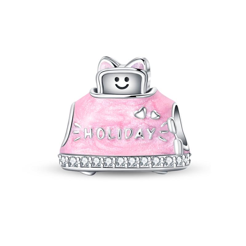 Kreative Familienleben Serie Nähmaschine Weben Wecker Haartrockner Charms Perlen Passend für DIY Armbänder Kupfer Jew