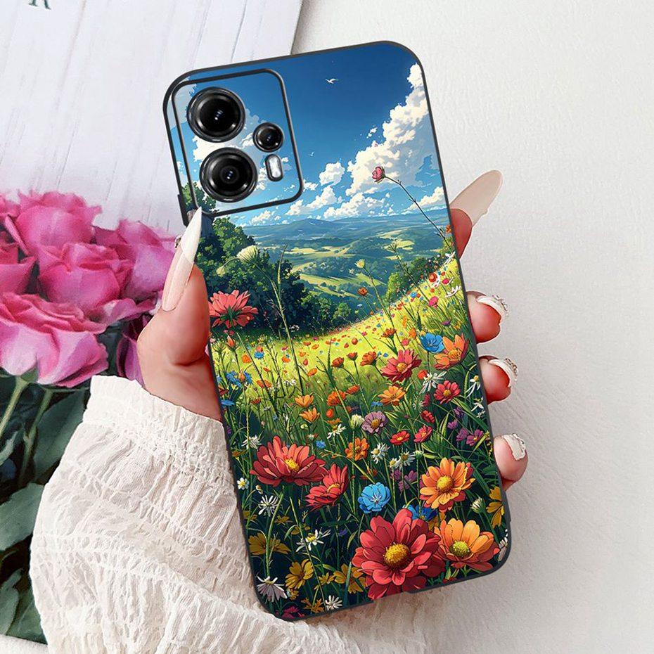 Fashion Painting Case For Motorola Moto G13 G23 Soft Silicone TPU Phone Cases For MOTO G13 G23 Back Covers Bumpers