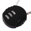 Accessories Hiking 3 Digit Combination Ball Shaped Bicycle Lock Trunk Locks Gym Padlock Code Lock