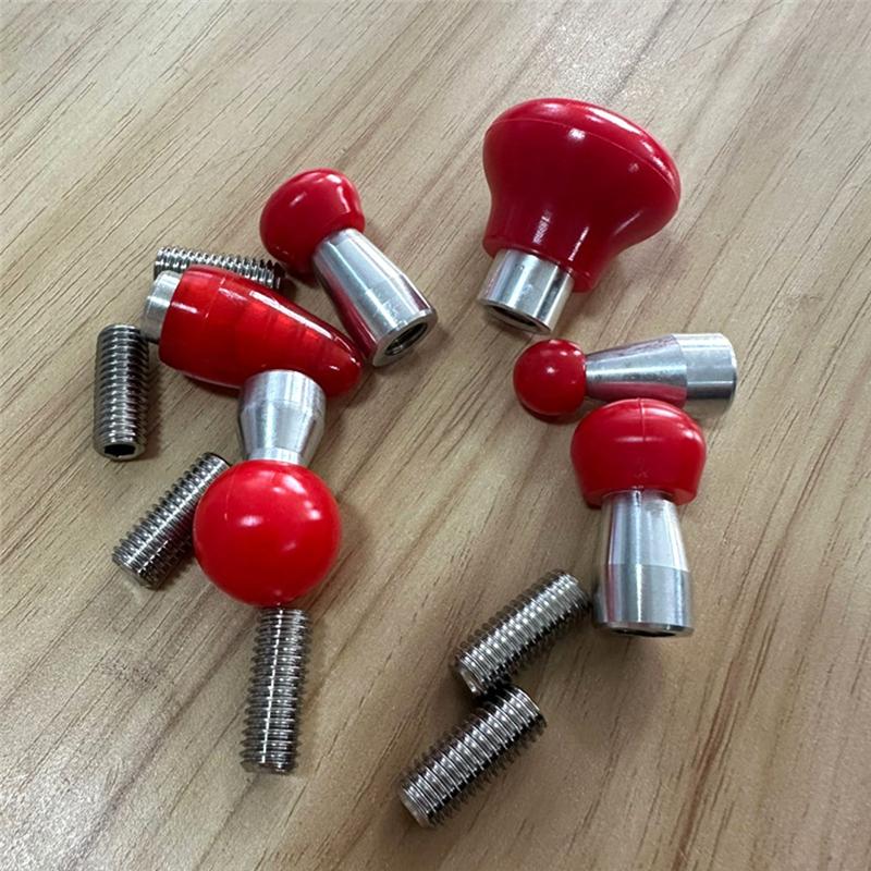 6Pcs Car Dent Repair Tool Hat Hammer Replacement Head Dent Dent Repair Replacement Head Hook Top Pit Head