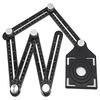 Universal Precision Tile Hole Opener & Multi-Purpose Six-Fold Ruler