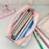 Cute Pencil Case Pens Pouch Large Capacity Simple Aesthetic Bag Organizer Office School Supplies For Student Stationary
