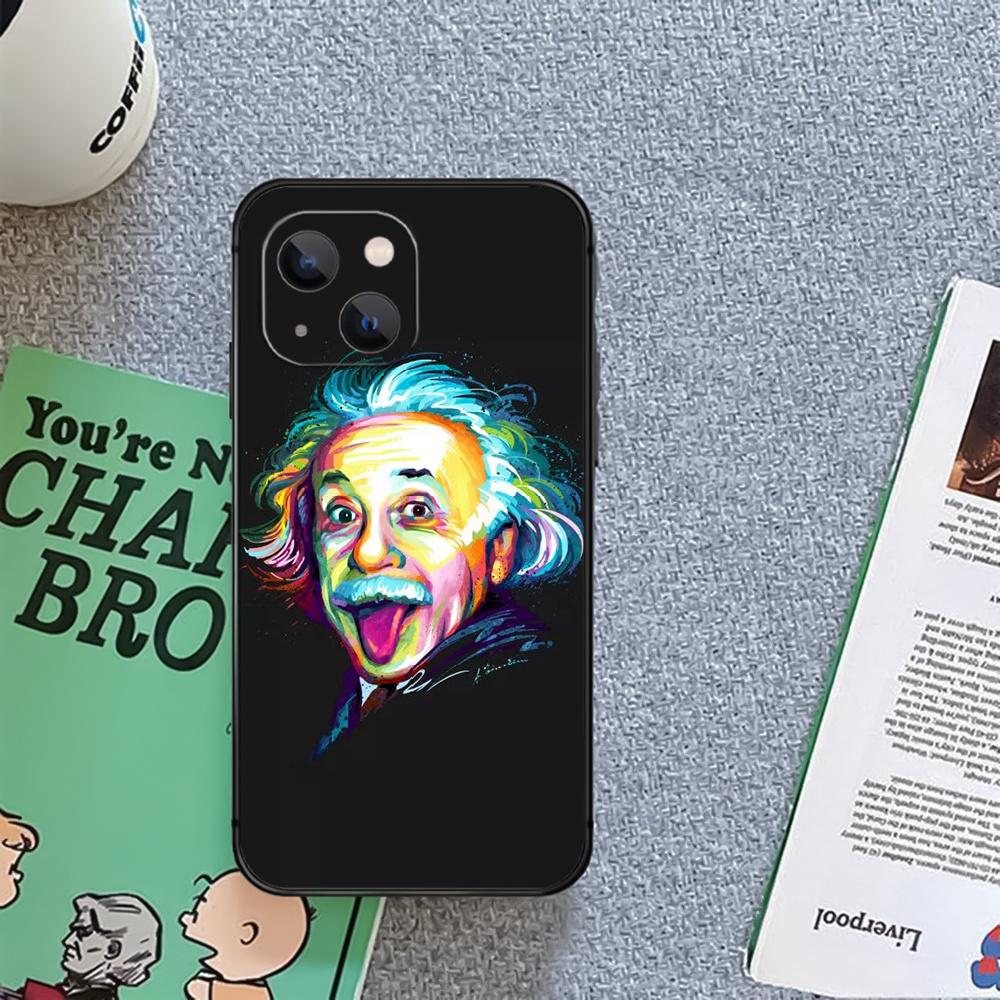 Einstein Genius Art Phone Case Cover Coque For Iphone Xiaomi Mi Samsung Galaxy Redmi Note A S 11 12 13 14 15 22 23 24 5G Pro Plus Max Fe Ultra