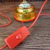 Crystal Colorful Lotus Simulated Candlestick Home Temple Radio Station Candle Holders Decoration Feng Shui  Flower Home Decor