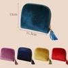 Creative Gift with Zipper Jewelry Storage Bag Velvet Portable Jewelry Organizer Multifunctional Anti-Scratch Jewelry Bag