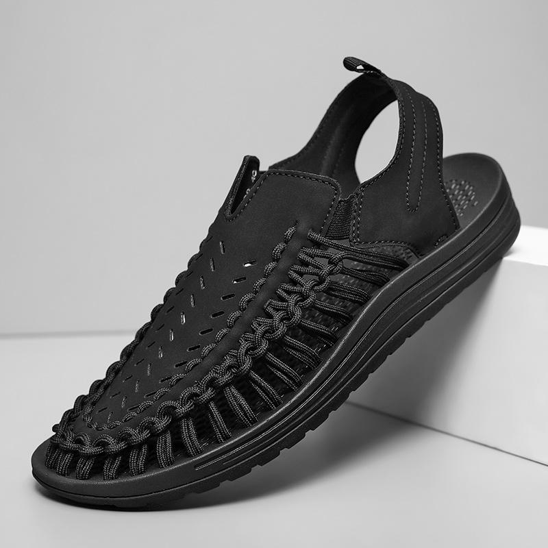 Fashion Outdoor Fashion Trekking Sandals Summer Male Sandals Luxury Mesh Walking Shoes for Men Trends 2025 New Comfortable Casual Flat