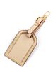 Creative Airplane Luggage Tag - Genuine Leather Pendant, Solid Color Design