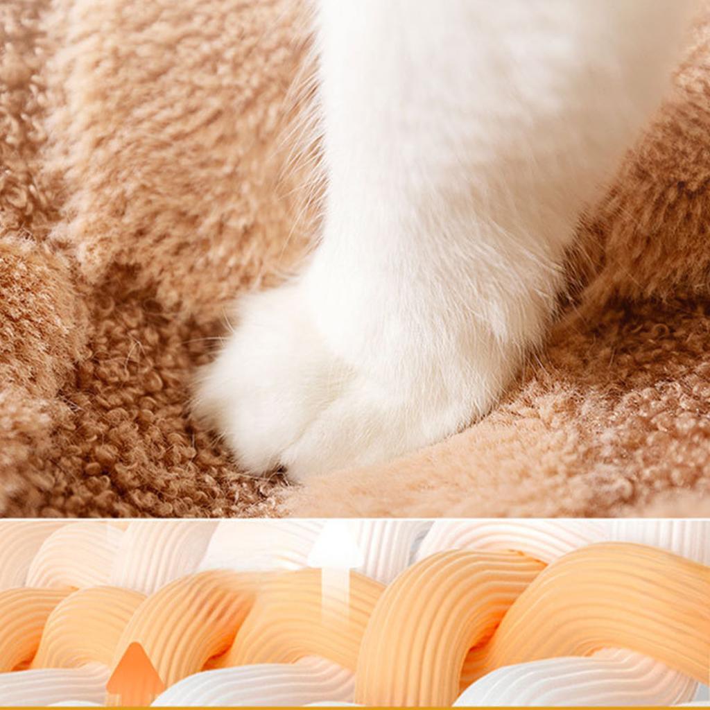 Brown Bear Pet Sofa Soft Warm Cat Couch Bed Multifunctional Dog Sofa Couch for Sleeping Relaxing Dog Bed Pet Sofa Dog Sofa Couch