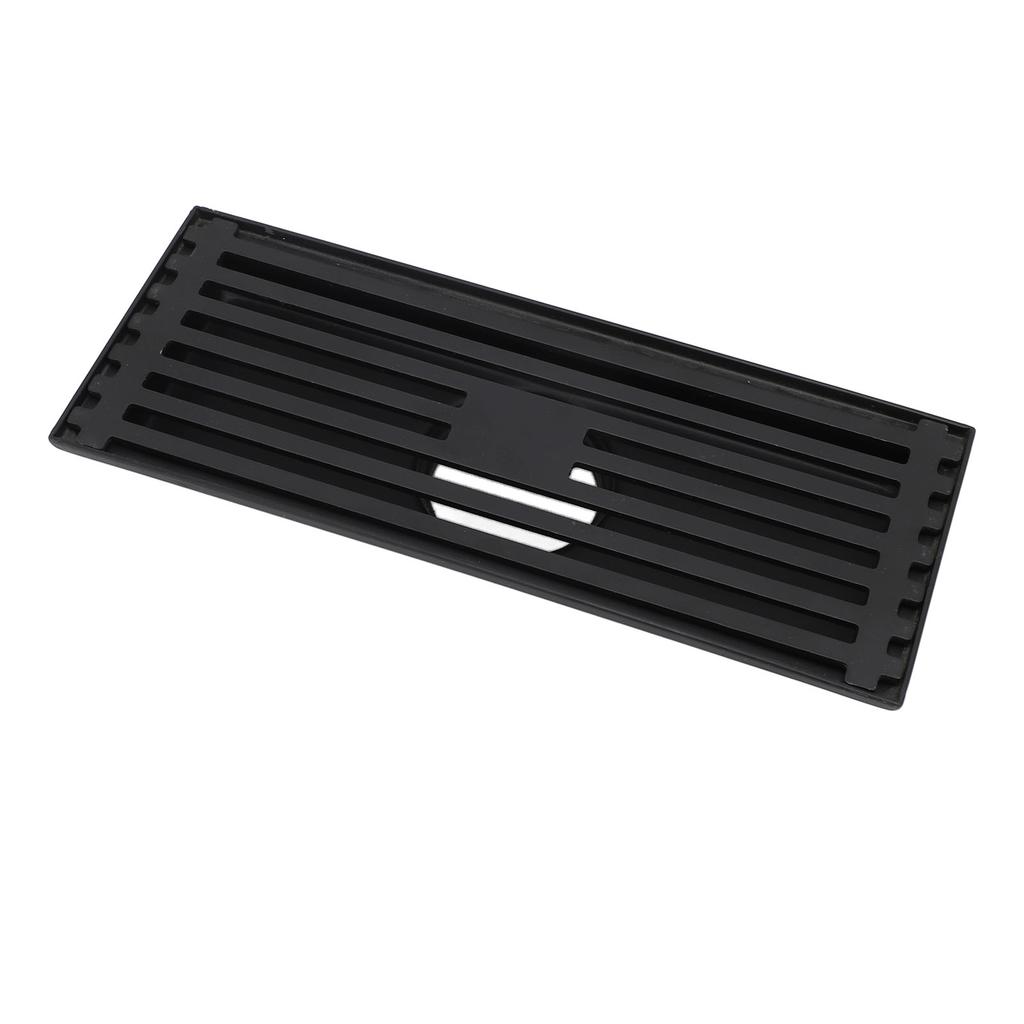 Linear Floor Drain Large Drainage Capacity Odor Blocking 304 Stainless Steel Rectangle Shower Floor Drain for Bathroom