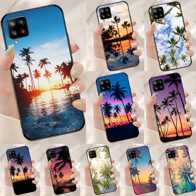 sunset palm trees For Samsung Galaxy A15 A55 A53 A33 A35 A22 A32 A52 A54 A34 A14 A56 A36 A26 A16 A05 A06 Case