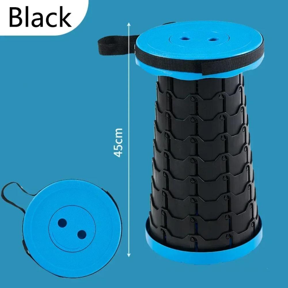 

Новый Легкий Портативный Пластиковый Складной Телескопический Стул Регулируемая Высота Компактный Табурет Идеально подходит для Рыбалки Пляжа и Кемпинга