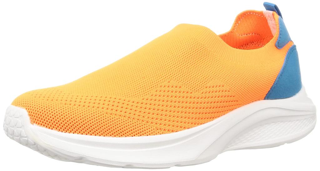 LOGOS SHOES Flyknit Hiking Size Cm Men's Water-Repellent Slip-On Shoes, Orange, 26.0