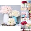 Elegant Artificial Silk Peony Flowers With High Realistic Appearance For Home And Wedding Decor