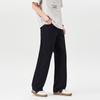 Summer thin quick-drying casual pants men's straight loose new American trendy brand vertical ice silk wide-leg trousers