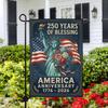 USA 250 Years Garden Ag Patriotic Oral Liberty 1776 2026 Outdoor Decor AAV