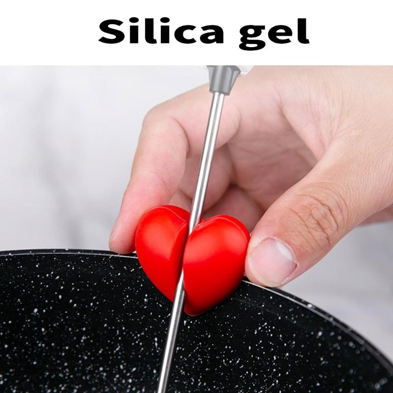 Efficient Stainless Steel and Silicone Thermometers Clips for Accurate Temperature Measurement in Cooking and Grilling