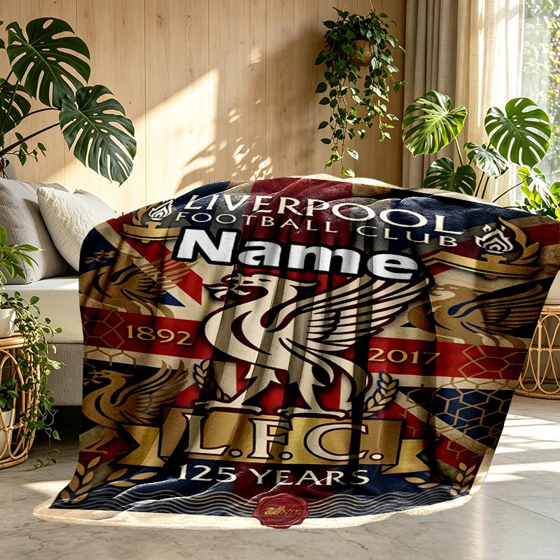 Custom Name Personalized LFC Print Blanket, Home Decor, Bedroom, Sofa, Camping, Couch, Gifts for Birthday Christmas