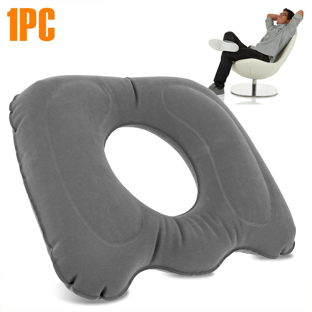 Inflatable Donut Seat Cushion Adjustable Inflatable Donut Pillow Pain Long Sitting Relief Practical Leakproof Chair Seat Cushion