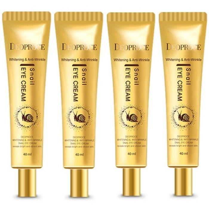Deoproce Wybielająco-przeciwzmarszczkowy krem ​​pod oczy Ślimak 40ml 1 szt./2 szt./3 szt./4 szt.