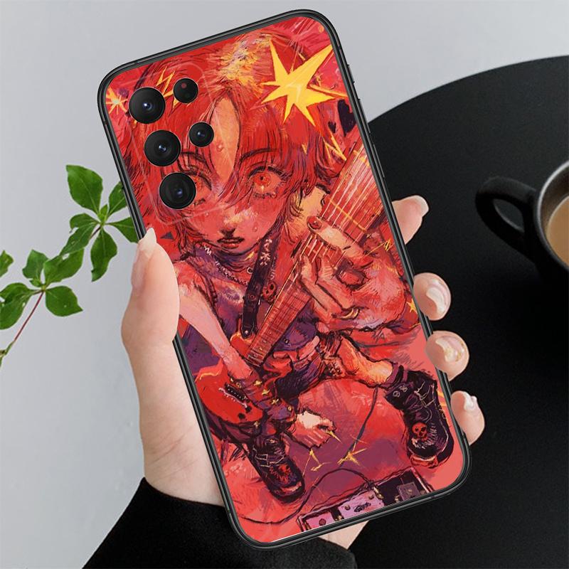 Phone Case For Samsung A17 A55 A16 A56 A35 A15 A53 A54 A33 A34 A25 A05S A52 A52S A07 A26 A06 Japanese angel girl Drawing
