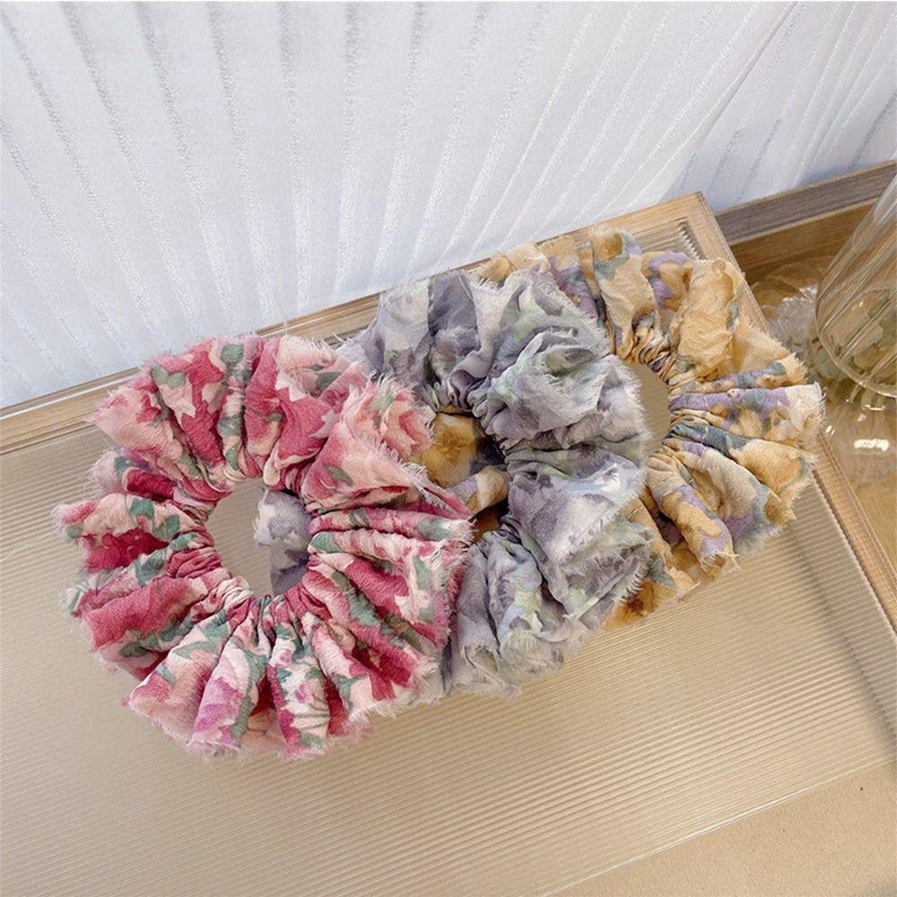 

Hair Ring Girl Hair Band Hair Tie Women Hair Accessories Flower Hair Rope Korean Style Headwear F