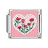 Y2K Series Heart Flowers Cherry Ball Butterfly Italian Charm Links Fit 9mm Stainless Steel Bracelet DIY Making Jewelry Gifts