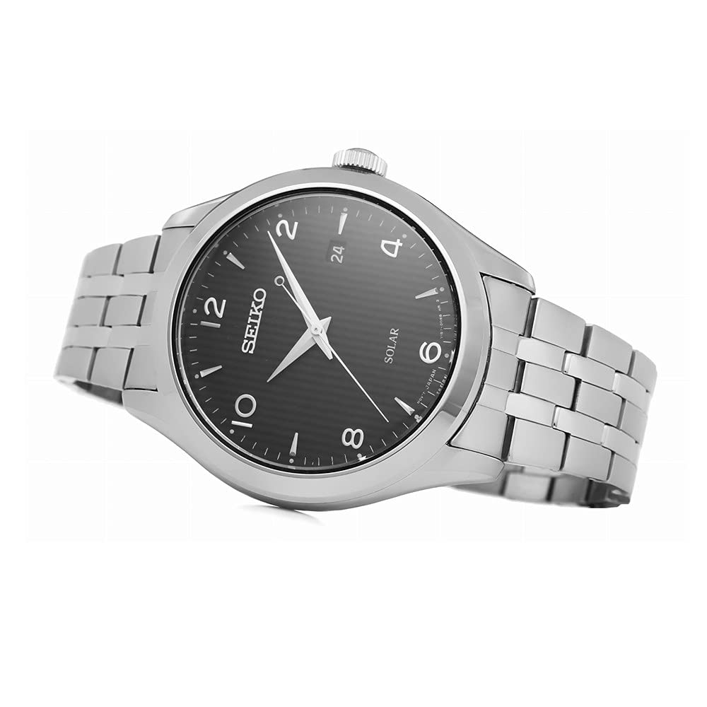 SEIKO Watch Analog Display Japanese Quartz Stainless Steel Band SNE489P1 Men's