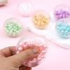 Stress Relief Milk Tea Toy Slow Rising Bead Filled Shell Cat Paw Geometry Squeeze Pinch Toy Focus Aid Anti-anxiety Hand Relaxation Toy