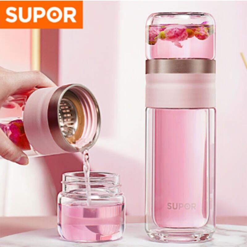 Supor Tea Infuser Heat-Resistant Glass Cup