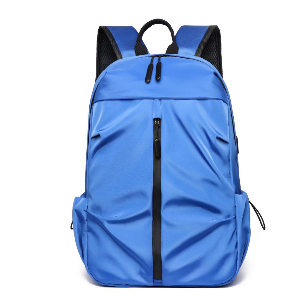 Fashionable Backpack, Light and Simple Solid-color Casual Travel Backpack, Outdoor Business Trip Commuting Laptop Bag