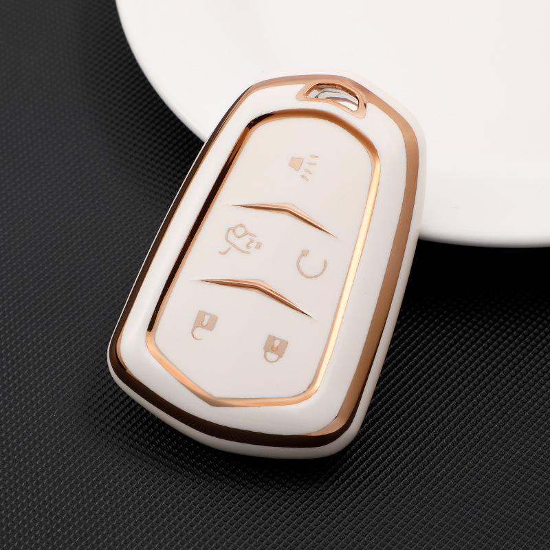 5/4 Bottons Phnom Penh  Fashion Car Smart Remote Key Case Cover Shell for Cadillac ATS XTS XT5 XT4 CT6 XT6 CTS DTS ESV STS ELR Accessories