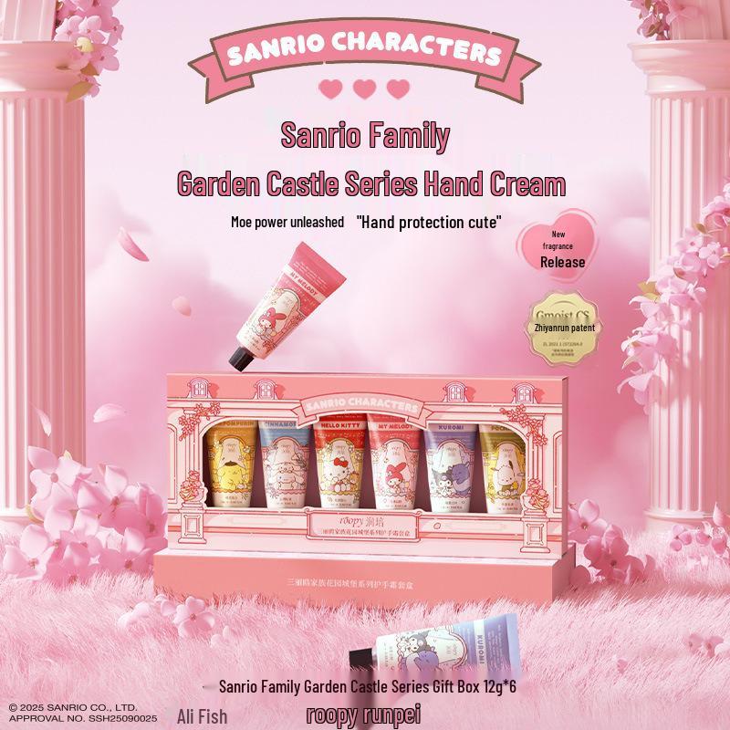 Набор кремов для рук Sanrio Family Roopy Runpei - Осенне-зимний увлажняющий сувенир